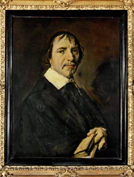Portret van pastoor Langelius (schilderij op doek)