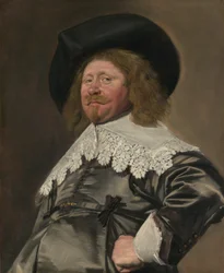 Portret van een man, mogelijk Nicolaes Pietersz Duyst van Voorhout, ca. 1636-38