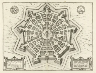 Plattegrond van Palmanova