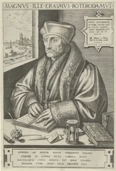 Portret van Desiderius Erasmus