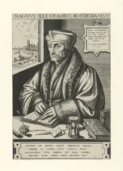 Portret van Desiderius Erasmus