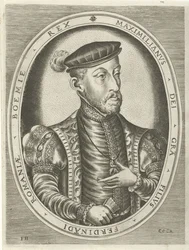 Portret van keizer Maximiliaan II Portretten van koningen, koninginnen, prinsen en prinsessen