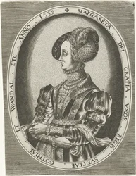 Portret van koningin Margaretha Leijonhufvud van Zweden
