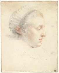 Profielportret van een Dame