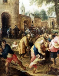 De werken van barmhartigheid (detail)