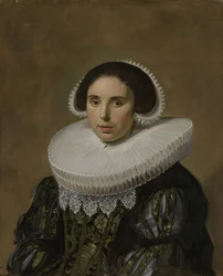 Portret van een Vrouw, 1635