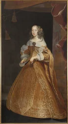 Portret van prinses Eleonora Gonzaga van Mantua, Nevers en Rethel, keizerin van het Heilige Roomse Rijk