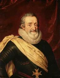 Portret van Hendrik IV (1553-1610) Koning van Frankrijk