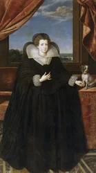 Portret van Koningin Elisabeth van Frankrijk 1602-1644, Koningin-gemalin van Spanje