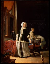 Ochtend van een jonge dame