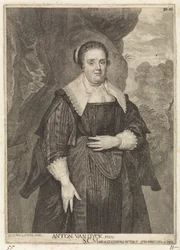 Portret van een onbekende vrouw