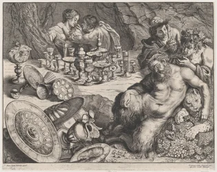 Bacchus en Dronken Silenus