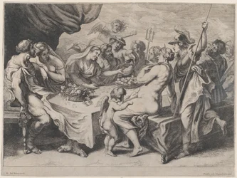 Het Bruiloftsfeest van Peleus en Thetis