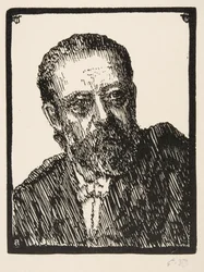 Portret van Bedrich Smetana 1824-1884
