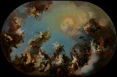 De Verheerlijking van de Unie van de Huizen van Habsburg en Lotharingen