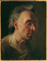 Portret van de vader van de kunstenaar