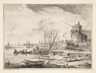 Uitzicht op een haven #9