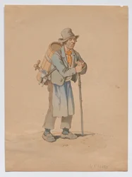 Uit een serie straatventerskreten: Azijnverkoper