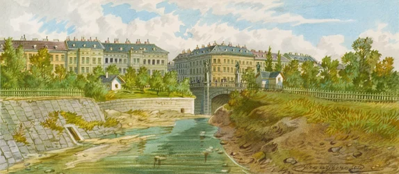 De Elisabethbrug over de Wienfluss