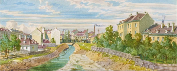 De Magdalenenbrug over de Wienfluss
