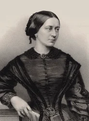Portret van Clara Schumann 1819-1896, 1860