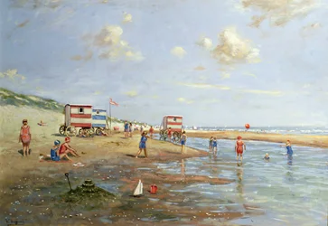 Strandscène