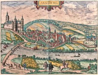 Arnsberg, Duitsland (gravure)