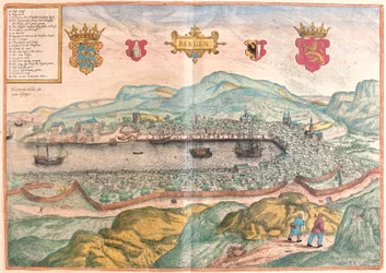 Bergen, Noorwegen (gravure)
