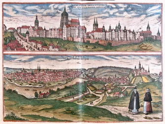 Praag, hoofdstad van het Koninkrijk Bohemen, Tsjechië