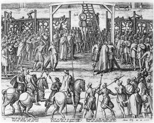 Scènes van ophanging in Vlaanderen, 1570