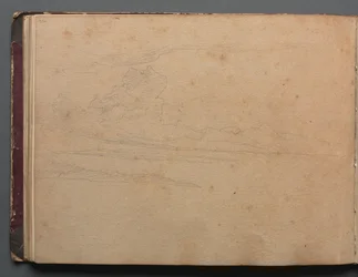 Album met Uitzichten van Rome en Omgeving, Landschapsstudies, pagina 29b: Landschapsstudie