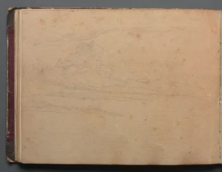 Album met Zichten op Rome en Omgeving, Landschapsstudies, pagina 29b: Landschapsstudie