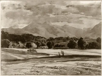 Voorgebergte landschap