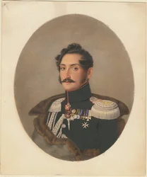 Portret van graaf Alexey Fyodorovich Orlov