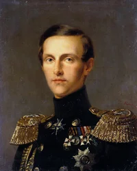 Portret van groothertog Konstantin Nikolayevich van Rusland, 1827-1892, ca. 1850