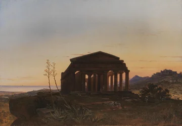 De Tempel van Concordia door Girgenti