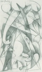 Franz Marc - Schetsboek uit het veld - Blad 09