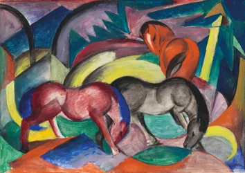 Drie paarden, 1912