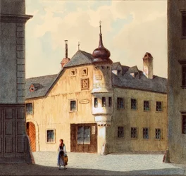 Het oude huis aan de Neubau in Wenen