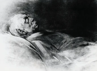 Otto von Bismarck (1815-1898) op zijn sterfbed