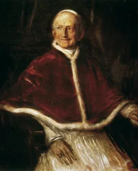 Portret van paus Leo XIII