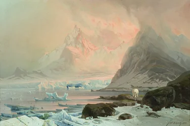Zomernacht, Spitsbergen