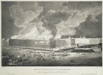 Brand in het Winterpaleis op 29 december 1837
