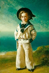 Koning Edward VII 1841-1910, toen Albert Edward, Prins van Wales, 1846