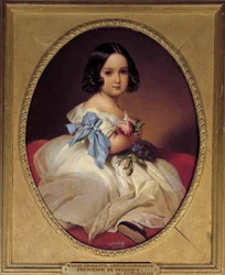 Portret van Marie Charlotte Amelie van Saksen, Keizerin van Mexico (1840-1927)