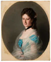 Portret van Olga von Grunelius
