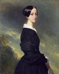 Portret van Prinses Francisca van Brazilië 1824-1898, 1844