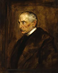 Portret van de rijkskanselier prins zu Hohenlohe-Schillingsfürst
