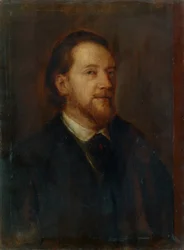 Portret van de schrijver Rudolph Genée