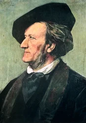 Richard Wagner 1813-1883, Duitse componist, dirigent en essayist, late 19e eeuw